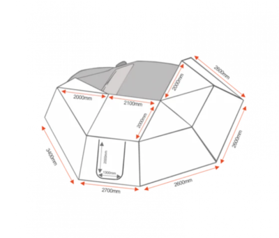 LRP Awning Rockalu 450 - Measures