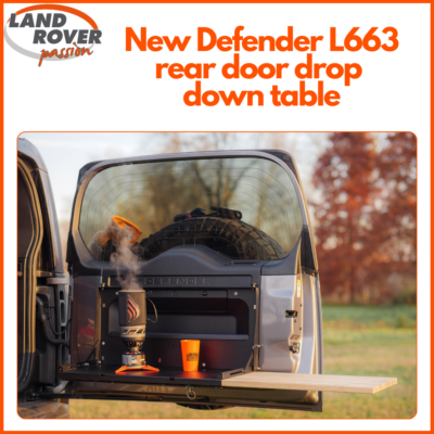 New Defender L663 Drop Down Table